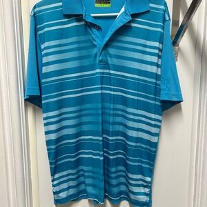 PGA Tour Blue Performance Polo Shirt